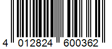 Barcode 4012824600362