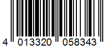 Barcode 4013320058343