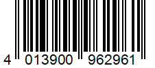 Barcode 4013900962961