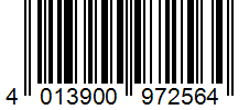 Barcode 4013900972564
