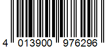 Barcode 4013900976296