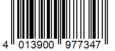 Barcode 4013900977347