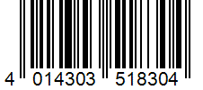 Barcode 4014303518304
