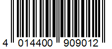 Barcode 4014400909012