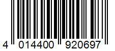 Barcode 4014400920697