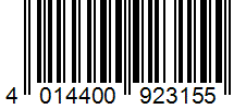 Barcode 4014400923155