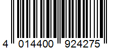 Barcode 4014400924275