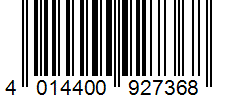 Barcode 4014400927368