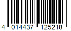 Barcode 4014437125218