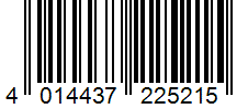 Barcode 4014437225215