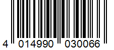 Barcode 4014990030066