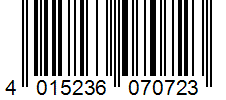 Barcode 4015236070723