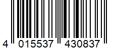 Barcode 4015537430837