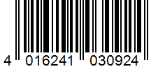Barcode 4016241030924