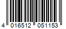 Barcode 4016512051153