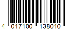 Barcode 4017100138010