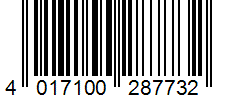 Barcode 4017100287732