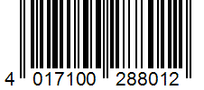 Barcode 4017100288012