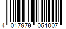 Barcode 4017979051007