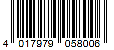Barcode 4017979058006