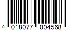 Barcode 4018077004568