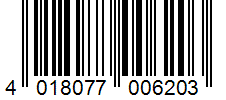 Barcode 4018077006203