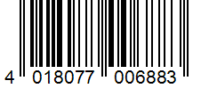 Barcode 4018077006883