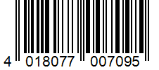 Barcode 4018077007095