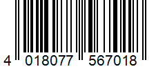 Barcode 4018077567018