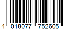 Barcode 4018077752605