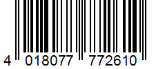 Barcode 4018077772610