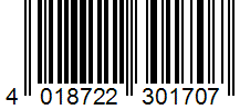 Barcode 4018722301707