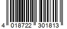 Barcode 4018722301813