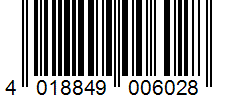 Barcode 4018849006028