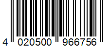 Barcode 4020500966756