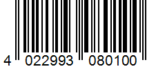 Barcode 4022993080100