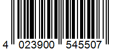 Barcode 4023900545507