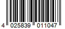 Barcode 4025839011047