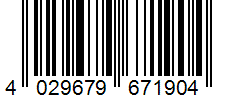 Barcode 4029679671904