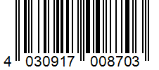 Barcode 4030917008703