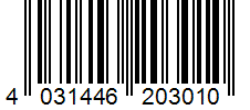 Barcode 4031446203010