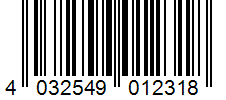 Barcode 4032549012318