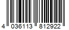 Barcode 4036113812922