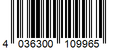 Barcode 4036300109965
