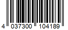 Barcode 4037300104189