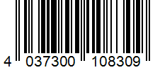 Barcode 4037300108309