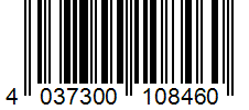 Barcode 4037300108460
