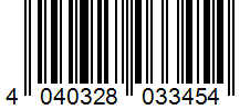 Barcode 4040328033454