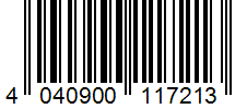 Barcode 4040900117213