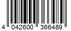Barcode 4042600366489